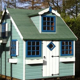 6 x 8 (2.39m x 1.79m) - Cottage Playhouse - 12mm Tongue and Groove