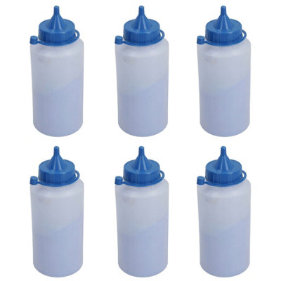 6 x Blue Brick Laying Marking Visible Straight Line Chalk Builders Refill 8oz 236G