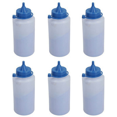 6 x Blue Brick Laying Marking Visible Straight Line Chalk Builders Refill 8oz 236G