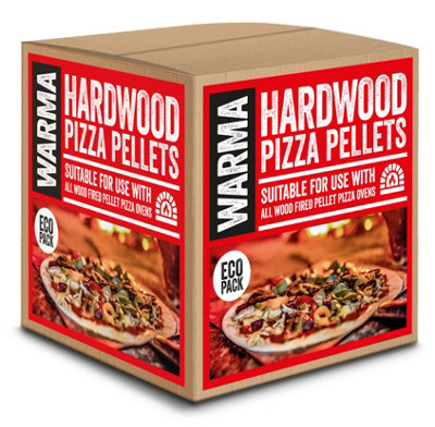 6 x Boxes 2.5kg Premium Pizza Oven Wood Pellets 100% Natural Odourless Chemical-Free Ooni