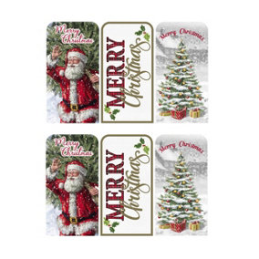 6  x Christmas Money Wallets Traditional Design Gift Cards Vouchers & Envelopes