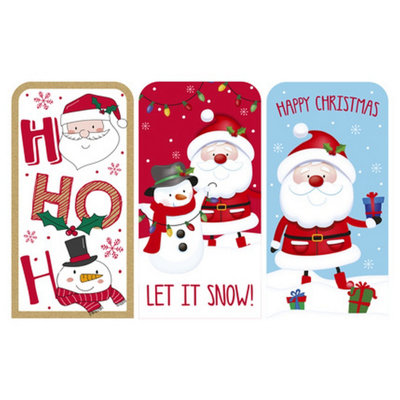 6 x Cute Kids Christmas Money Wallets Voucher Gift Card Wallets With Envelopes