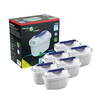6 x FilterLogic FL402H compatible with Brita Maxtra