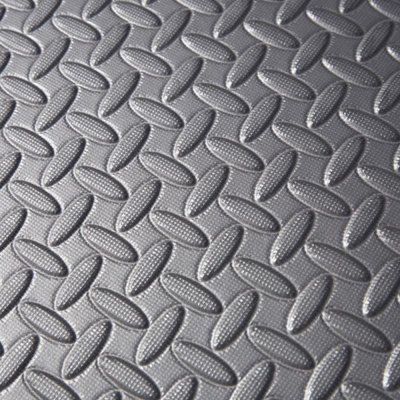 6 x Interlocking EVA Foam Floor Tiles EVA Grey Shock Absorbing Garage Shed Gym