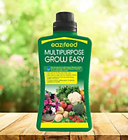 6 x Multi Purpose Liquid Plant Food Concentrate Eazifeed For Fruit Veg Flowers 500ml