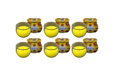 6 x Price's Citronella Jar Candle