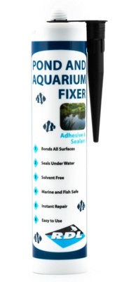6 x RDL Pond And Aquarium Fixer Adhesive And Sealant 290ml