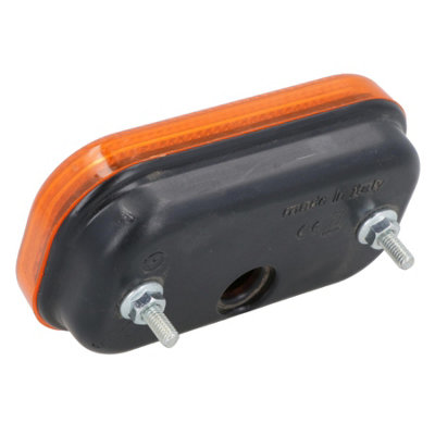 thumbnail image 2 of HELLA 80mm Round Amber/Orange Side Marker Light Lamp – 2BA001259611, K23267 – Made In Germany 2 of 3