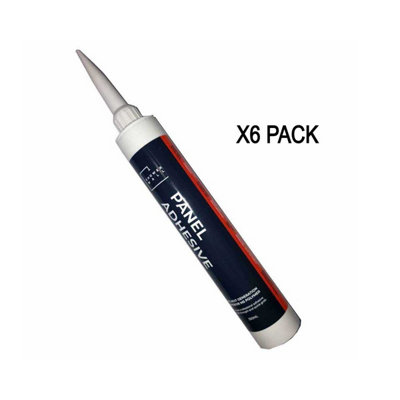 6 x Showerwall Shower Wall Panel Adhesive Glue Splashpanel 350ml Cartridge