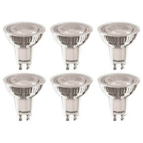 6 x Sylvania 0028550 RefLED ES50 LED Lamps GU10 Warm White Dimmable 4.5W