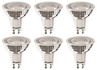 6 x Sylvania 0029130 RefLED ES50 LED Lamps GU10 Daylight Dimmable 4.5 Wat