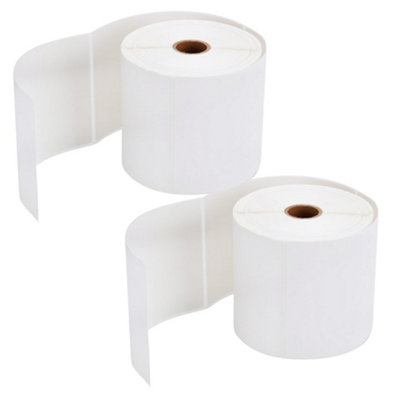 6 x Thermal Printer Labels 4"x6" Blank Address Shipping Label Rolls