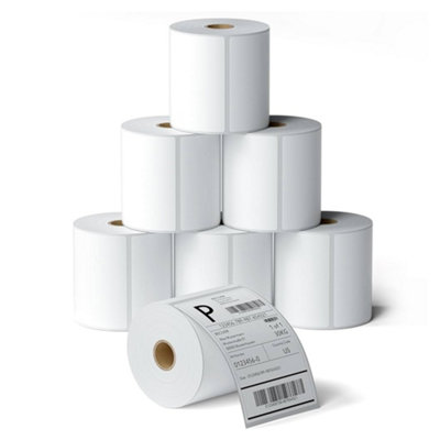 6 x Thermal Printer Labels 4"x6" Blank Address Shipping Label Rolls