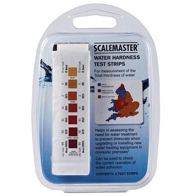 6 x Total Water Hardness Test Strips Kit Easy & Accurate Water Softener Test