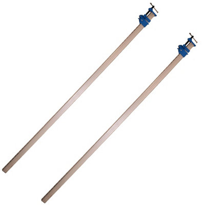 thumbnail image 2 of AB Tools 24" / 600mm Aluminium Sash Clamp – Spring Loaded Bench Vice Grip 2 of 4
