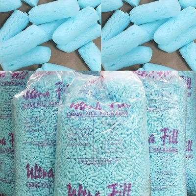 60 Cubic Eco Flo Biodegradable Blue Coloured Packing Peanuts Loose Fill