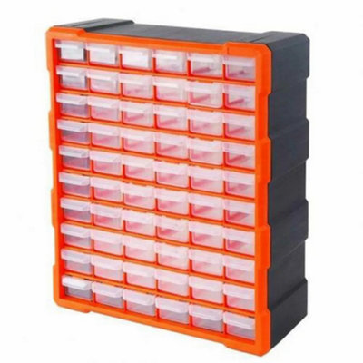 60-Drawer Plastic Drawer Storage Cabinet