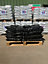 60 Filled black polyproplene sandbags