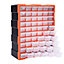 60 Grids Multi Drawer Parts Storage Cabinet Tool Organizer