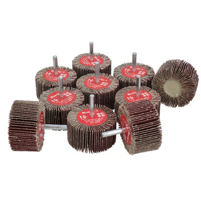 60 Grit 60mm Flap Wheel Disc Abrasive Sanding Pads For Drills 6mm Shank