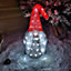 60 LED Indoor Outdoor Acrylic Gonk Christmas Decoration in Grey