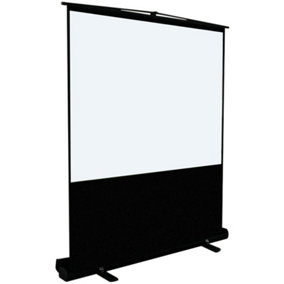 60" Pull Up Free/Floor Ground Standing Projector Screen 4:3 Presentations
