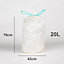 60 Snug Fit Bin liners Drawstring Handle Bin Bags - Compatible with F' & D' Size Bins
