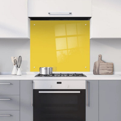 60 x 60cm Lemon Punch Glass Kitchen Splashback Splatter Screen Pre ...