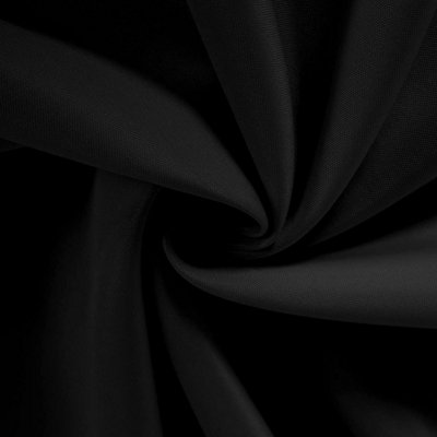 60 x102 Inch Linen Tablecloth, Premium Polyester Dining Table Cover, Black