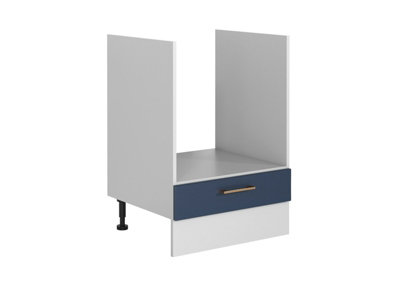 600 Kitchen Oven Housing Unit Cabinet 60cm Cupboard Grey / Navy Blue Copper Nora