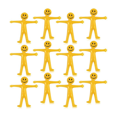 H4H 48 Stretchy Little Men 5Cm Party Bag Fillers Kids Toys For Weddings Pinata Prizes Classroom Rewards And Party Favours from B&Q