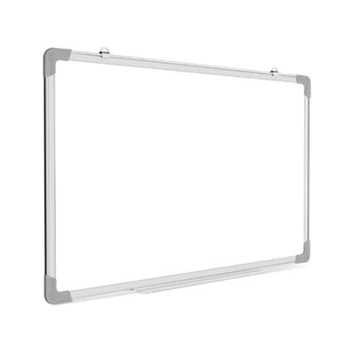 B&Q -  Magnetic Whiteboard 90X60 Cm With Pen Tray Dry Wipe Board Aluminium Frame Wall Mount Magnetic Notice Board For Home Office School