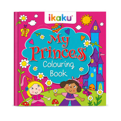 iKaku 1 Pack Kids My Princess Colouring Book Princess Ballet Fairy Tale Activity Book For Children Ages 4 To 8
