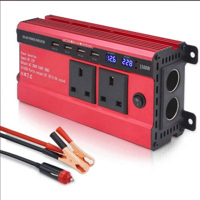 6000W Caravan Van Converter Power Inverter DC 12V To AC 240V LCD 4USB ...