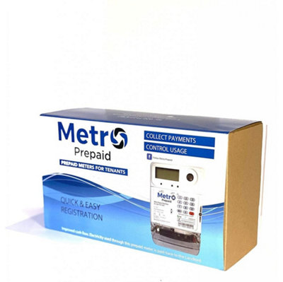 Met001 Metro Pre Paid 80A Single Phase Meter from B&Q