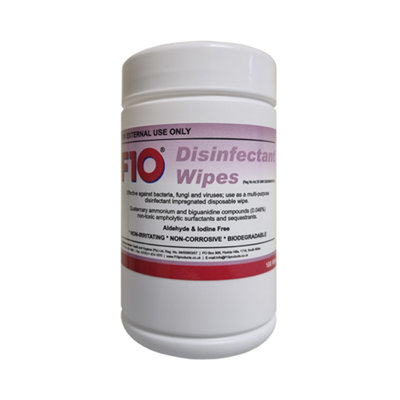 F10 Reptile Disinfectant Wipes from B&Q