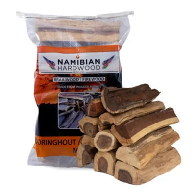 Namibian Hardwood Firewood Logs Thornwood Mix Bag 12Kg from B&Q