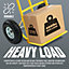 600Lb Heavy Duty Sack Truck Industrial Hand Trolley With Pneumatic Tyre Wheel