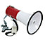 600m Range 30W Megaphone Loud Hailer with Siren & Microphone Speech Voice Amp