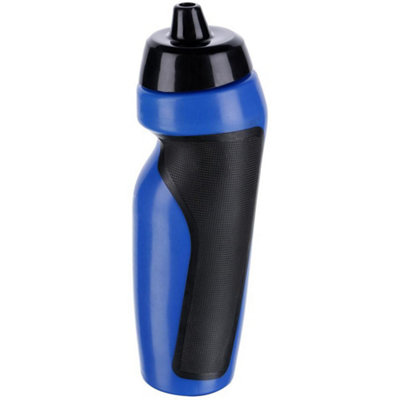 600ml Sports Top Water Bottle - ROYAL BLUE - Gym Training Bicycle Screw Lid