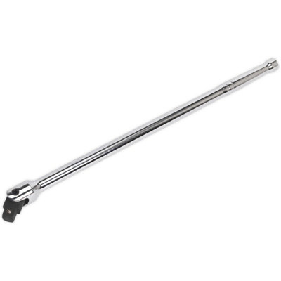 600mm Breaker Pull Bar - 3/4" Sq Drive Knuckle - Spring Loaded Socket Retention