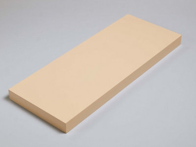 600mm floating hudson shelf kit, cream high gloss