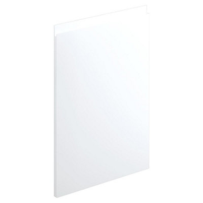 600mm Freestanding WC Unit (Fully Assembled) - Lucente Matt White Standard Depth With No Pan And No Cistern