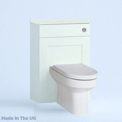 600mm Freestanding WC Unit (Fully Assembled) - Oxford Matt Ivory Standard Depth With No Pan And No Cistern Price Comparisons | Compare The Build