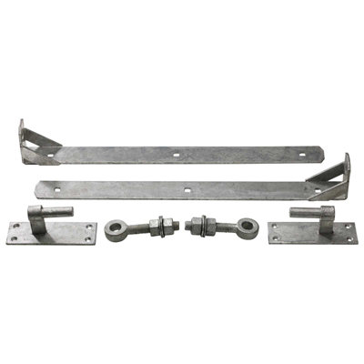 600mm Heavy Adjustable Hook & Bands - Galvanised