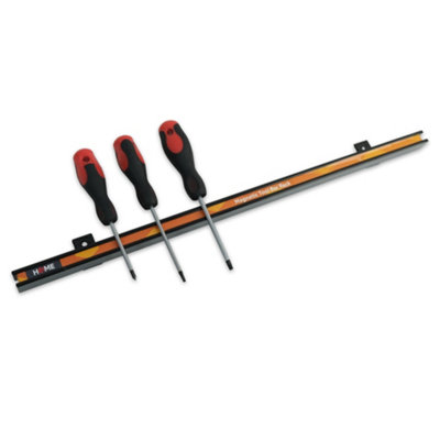 600mm Heavy Duty Magnetic Tool Holder for Garage, Workshop & Shed (Pack of 3)