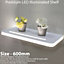 600mm Illuminated LED Floating Shelf Bathroom Kitchen Modern Wall Lighting Unit