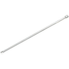 600mm Long Knurled Extension Bar - 1/2" Sq Drive - Spring-Ball Socket Retainer