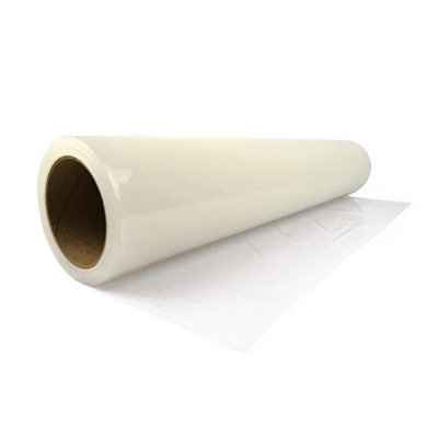 600mm x 10m Carpet Protection Film - Roll of Strong Adhesive Floor Protector for Rugs/Carpet/Floors/Self Adhesive