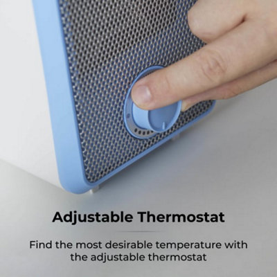 600W Fan Heater - portable & adjustable thermostat - 4